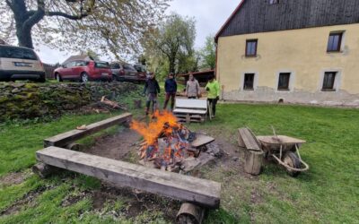 Oddílová brigáda na chatě v Tisé